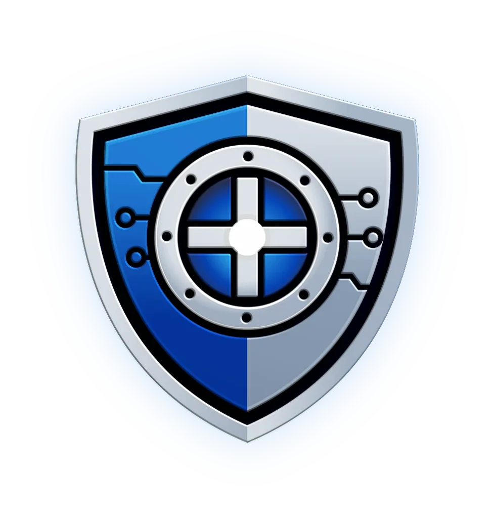 TechVault Consulting 3D shield logo